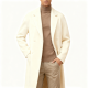 Cream Oversized Wool Coat