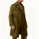 Olive Green Utility Trench Coat